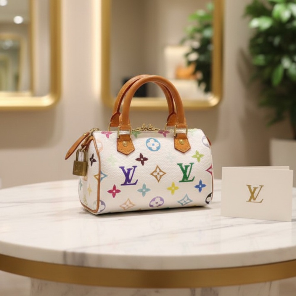 Authentic Louis Vuitton Murakami  Monogram Nano Speedy✨